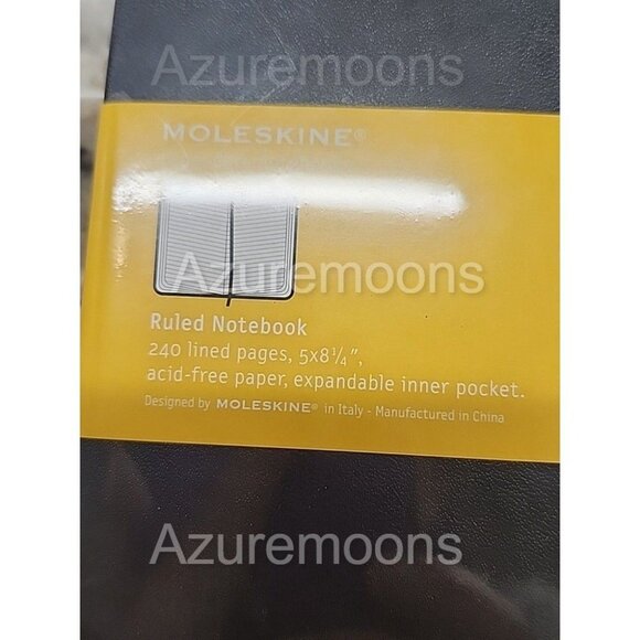 Moleskine Notebook Set of 2 – Pocket & Medium – Squared Pages – Sealed - Picture 2 of 5